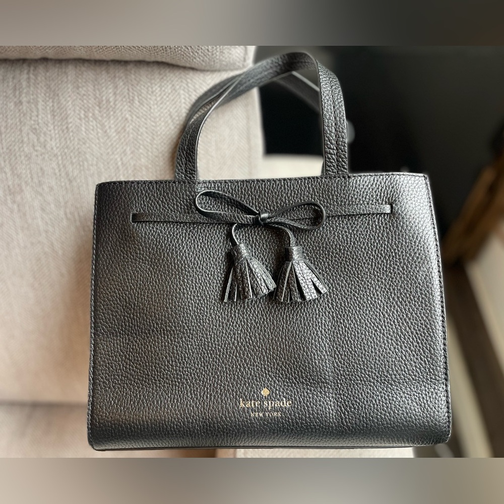 Kate Spade New York Hayes Small Satchel Purse BLACK
